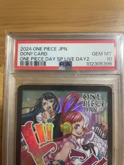 One Piece Card PSA10 Don!! Card Uta Ado Live One Piece Day Promo 2024 Japanese - Image 2