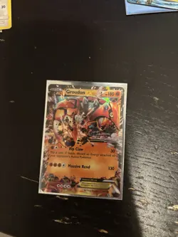 Pokemon TCG XY Primal Clash Groudon EX Holo Card 85/160 - Image 3