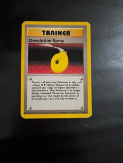 Pokemon TCG Devolution Spray Trainer Base Set, Rare Card 72/102 - Image 1