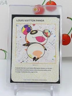Louis Vuitton x Takashi Murakami Collaboration Trading Card LV Panda Rare - Image 1