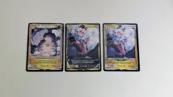 VCard TCG Rising Stars 1st Edition CyYu PL 8 9 and B Non Holo VTuber Card Set - Image 1