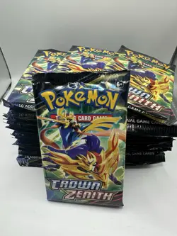 36 Sealed Crown Zenith Pokemon Booster Card Packs Box GiratinaU MewtwoU ArceusU - Image 3