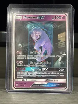 Pokemon TCG Mewtwo GX Holo Card Secret Shining 78/73 Shining Legends - Image 1