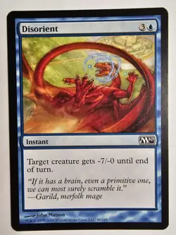 MTG Magic: The Gathering Disorient Instant Card 48/249 M10 Edition Single Collec - Image 1