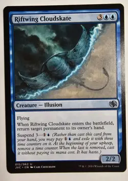 MTG Magic The Gathering Riftwing Cloudskate Card 015/062 U Creature Illus - Image 1