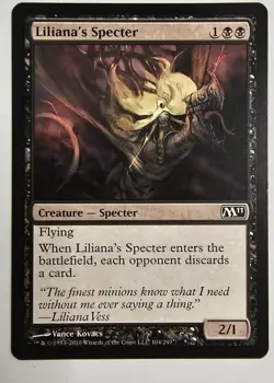 MTG Lilianas Specter Magic The Gathering Card Black M11 Creature - Image 1