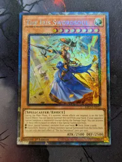 The Iris Swordsoul RA01-EN023 Collector’s Rare 1st Edition YuGiOh TCG Card - Image 1