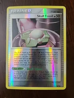 VLP! Skull Fossil 120/127 Reverse Holo Platinum Pokemon Card - Image 1