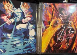 Dragon Ball Z Oversized Card Binder 16x Cards & Bonus Sketch Card Vegeta Goku🔥 - Image 4