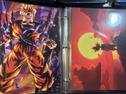 Dragon Ball Z Oversized Card Binder 16x Cards & Bonus Sketch Card Vegeta Goku🔥 - Image 5