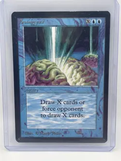 RARE MAGIC THE GATHERING MTG BRAINGEYSER BETA NEAR MINT/ MINT 1993 - Image 1