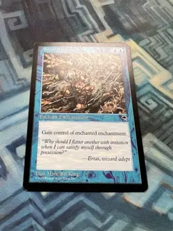 MTG Steal Enchantment EX+/ NM- Tempest - Image 2