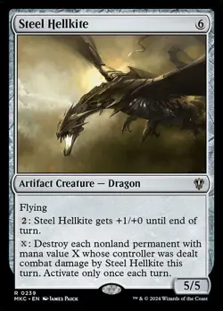 Steel Hellkite - Commander: Murders at Karlov Manor MKC- MTG - NM - Magic - 239 - Image 1