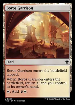 Boros Garrison - Commander: Murders at Karlov Manor MKC- MTG - NM - Magic - 251 - Image 1