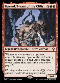 Kazuul, Tyrant of the Cliffs - Commander: Murders at Karlov Manor MKC- MTG - NM - Image 1