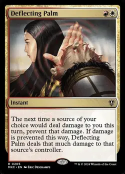 Deflecting Palm - Commander: Murders at Karlov Manor MKC- MTG - NM - Magic - 205 - Image 1