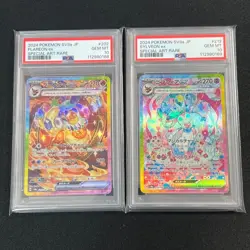 PSA 10 Flareon & Sylreon ex 2024 Pokemon SV8a Special Art Rare Set Japanese Card - Image 1