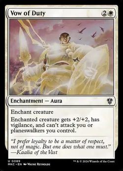 Vow of Duty - Commander: Murders at Karlov Manor MKC- MTG - NM - Magic - 89 - Image 1