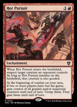 Hot Pursuit - Commander: Murders at Karlov Manor MKC- MTG - NM - Magic - 32 - Image 1
