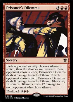 Prisoner's Dilemma - Commander: Murders at Karlov Manor MKC- MTG - NM - Magic - - Image 1