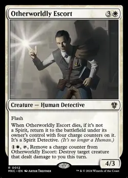 Otherworldly Escort - Commander: Murders at Karlov Manor MKC- MTG - NM - Magic - - Image 1