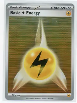 Pokemon TCG - Lightning Energy - White Flare & Black Bolt - Laser Holo - Image 1