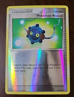 VLP! Pokemon Rescue - 115/127 Uncommon - Reverse Holo, English Pokemon Platinum - Image 1