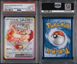 2025 POKEMON SVP PRISMATIC EVOLUTIONS SUPER-PREMIUM PROMO #174 EEVEE EX PSA 10 - Image 3