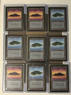 MTG Magic the Gathering: Limited Edition Beta Island ***9 Cards*** - Image 1