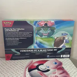 Pokemon TGC: Venusaur ex and Blastoise ex Premium Collection GameStop EX In Hand - Image 2