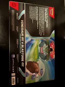 Pokemon TGC: Venusaur ex and Blastoise ex Premium Collection GameStop EX In Hand - Image 2