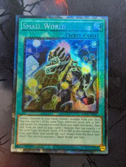 Small World RA01-EN067 Collector’s Rare 1st Edition YuGiOh TCG Card - Image 1