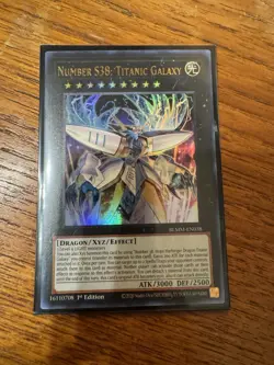 Yugioh Number S38: Titanic Galaxy - BLMM-EN038 - Ultra Rare 1st Edition - Image 1