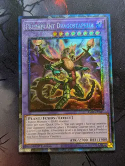 Yugioh Predaplant Dragostapelia RA01-EN027 Collector's Rare 1st Edition NM - Image 1