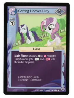 2013 MLP My Little Pony Premier CCG - Getting Hooves Dirty #96 - Hasbro TCG Card - Image 3
