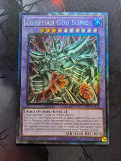 Yugioh Egyptian God Slime RA01 EN029 Collector's Rare 1st ED - Image 1