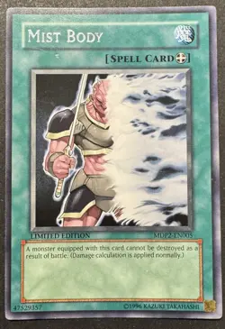 Mist Body - MDP2-EN005 Rare Limited Edition YuGiOh TCG - Image 1