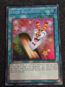 Toon Bookmark BLCR-EN067 Battles of Legend: Crystal Revenge 1st Edition Yugioh - Image 1