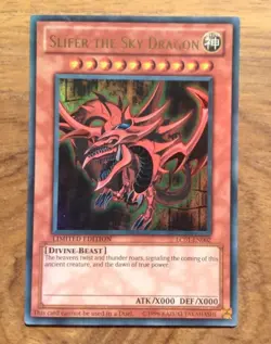 Slifer the Sky Dragon - LC01-EN002 Ultra Rare Yugioh. Free UK Postage - Image 3