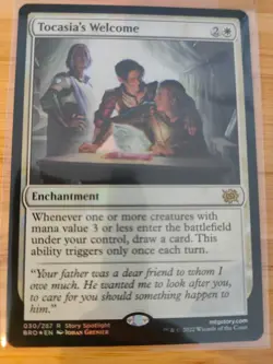 MTG Tocasia's Welcome (FOIL) 030 The BRothers' War M/NM Free UK P&P - Image 1