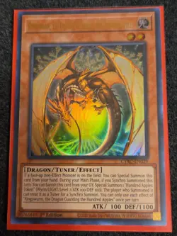 Yugioh! Ringowurm, the Dragon Guarding the Hundred Apples - CYAC-EN029 - Ultra R - Image 1