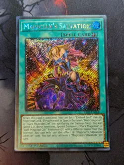 Magician's Salvation RA01-EN068 Platinum Secret Rare Yugioh 25th Anniversary - Image 1