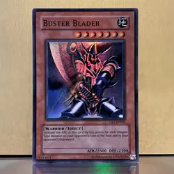YuGiOh • Buster Blader • DB1-EN095 • Unlimited Holo Super Rare • LP - Image 1