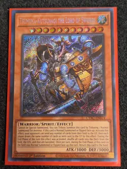 Yugioh! Tsumuha-Kutsunagi the Lord of Swords - CYAC-EN024 - Secret Rare - 1st Ed - Image 1