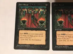 3X MTG DARK RITUAL 2X ICE AGE 1X 5TH ED / SP / WRONGWAY052 - Image 2