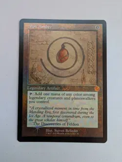 MTG Mox Amber Schematic Retro Frame Foil Magic Mythic Rare The Brothers War - Image 1