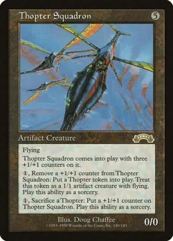 Magic The Gathering MTG THOPTER SQUADRON Exodus NM Near Mint - Image 1