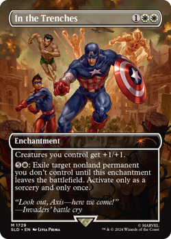 Magic the Gathering (MTG) Secret Lair x Marvel's Captain America (Non-Foil) - Image 5