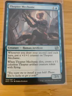 MTG Thopter Mechanic 068 The Brothers' War M/NM Free UK P&P - Image 1