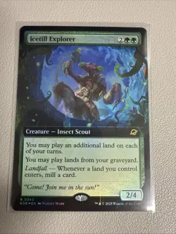 Icetill Explorer Extended Art Foil 343 EOE NM/MT [Edge of Eternities:MTG] - Image 1